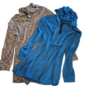 NALLY & MILLIE USA Boutique Bundle! Two Hooded Long Sleeve Leisure L/XL New WTag